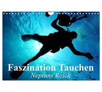 Calendrier 2027 · US Version · Fascination Diving - Le royaume de Neptune | Partez à la découverte du monde sous-marin fascinant de nos mers · DIN A4 paysage · CALVENDO Calendrier mural