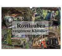 Calendrier 2027 · US Version · Feuilles de rouille : des classiques tombés | dans l'oubli · Des beautés oubliées: des voitures d'une époque révolue · DIN A3 paysage · CALVENDO Calendrier mural