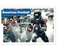 Calendrier 2027 · US Version · Football américain - Des moments mis en | valeur grâce à l'intelligence artificielle · Des moments de football palpitants… · DIN A3 paysage · CALVENDO Calendrier mural