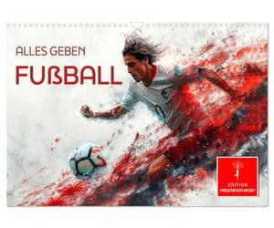 Calendrier 2027 · US Version · Football : donnez tout ce que vous avez | La passion et la volonté de gagner · DIN A3 paysage · CALVENDO Calendrier mural