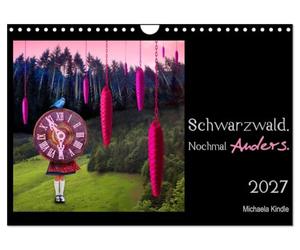Calendrier 2027 · US Version · Forêt-Noire. C'est encore Anders | Des collages photo uniques de la Forêt-Noire · DIN A4 paysage · CALVENDO Calendrier mural