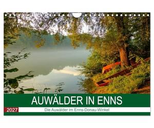 Calendrier 2027 · US Version · Forêts riveraines près de l'Enns | Une année s'écoule dans les forêts riveraines de l'Enns et du Danube · DIN A4 paysage · CALVENDO Calendrier mural