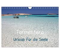 Calendrier 2027 · US Version · Formentera : des vacances pour l'âme | Pourquoi partir au bout du monde alors que le paradis est si proche · DIN A4 paysage · CALVENDO Calendrier mural