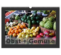 Calendrier 2027 · US Version · Fruits et légumes | La diversité des fruits à l'état pur · Une visite du marché fermier en 12 pages… · DIN A3 paysage · CALVENDO Calendrier mural