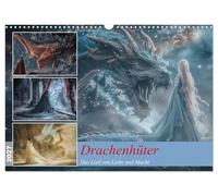 Calendrier 2027 · US Version · Gardien de dragons | Dans un monde où le pouvoir du mal ne cesse de gagner du terrain, il doit non… · DIN A3 paysage · CALVENDO Calendrier mural