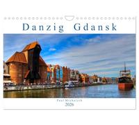 Calendrier 2027 · US Version · Gdansk Gdansk | Gdańsk · Une architecture époustouflante, une incroyable diversité de bâtiments… · DIN A4 paysage · CALVENDO Calendrier mural