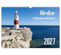 Calendrier 2027 · US Version · Gibraltar - Grande-Bretagne, au bord de la | Méditerranée · Une incursion dans la dernière colonie d'Europe · DIN A3 paysage · CALVENDO Calendrier mural