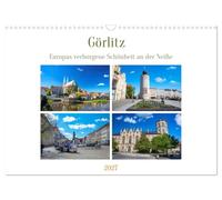 Calendrier 2027 · US Version · Görlitz - La beauté cachée de l'Europe au | bord de la Neisse · Görlitz : l'histoire à chaque regard · DIN A3 paysage · CALVENDO Calendrier mural