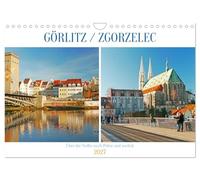 Calendrier 2027 · US Version · Görlitz/Zgorzelec - Aller-retour en | Pologne en traversant la Neisse · Deux pays dans une même ville : Görlitz… · DIN A4 paysage · CALVENDO Calendrier mural
