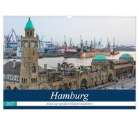 Calendrier 2027 · US Version · Hambourg - En route pour la grande visite du | port · Admirez de superbes vues sur le front de mer de la ville libre et… · DIN A3 paysage · CALVENDO Calendrier mural