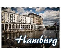 Calendrier 2027 · US Version · Hambourg | Hambourg, ville hanséatique libre, est la deuxième plus grande ville… · DIN A3 paysage · CALVENDO Calendrier mural