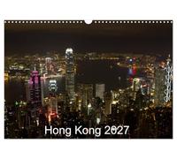 Calendrier 2027 · US Version · Hong Kong 2027 | Hong Kong, avec Kowloon, les Nouveaux Territoires et les îles environnantes · DIN A3 paysage · CALVENDO Calendrier mural