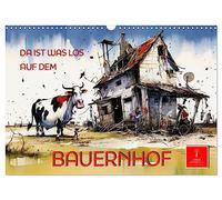Calendrier 2027 · US Version · Il se passe quelque chose à la ferme | Cette ferme: un véritable paradis pour les animaux · DIN A3 paysage · CALVENDO Calendrier mural