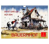 Calendrier 2027 · US Version · Il se passe quelque chose à la ferme | Cette ferme: un véritable paradis pour les animaux · DIN A4 paysage · CALVENDO Calendrier mural