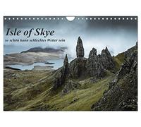 Calendrier 2027 · US Version · Île de Skye : le mauvais temps peut être | tellement beau · Brouillard, nuages, tempête… L’île de Skye telle que vous la… · DIN A4 paysage · CALVENDO Calendrier mural