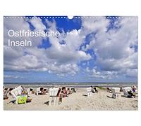 Calendrier 2027 · US Version · Îles de la Frise orientale | Le soleil, la plage et la mer · DIN A3 paysage · CALVENDO Calendrier mural