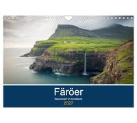 Calendrier 2027 · US Version · Îles Féroé : merveilles naturelles de | l'océan Atlantique Nord · Des îles à couper le souffle dans l'océan Atlantique… · DIN A4 paysage · CALVENDO Calendrier mural