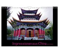 Calendrier 2027 · US Version · Impressions de Chine | La Chine, l'Empire du Milieu et le Dragon rouge · DIN A4 paysage · CALVENDO Calendrier mural