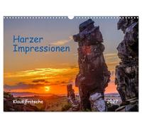 Calendrier 2027 · US Version · Impressions du Harz : nature, culture et | histoire · La région du Harz séduit les visiteurs par sa nature, sa culture et… · DIN A3 paysage · CALVENDO Calendrier mural
