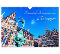 Calendrier 2027 · US Version · Impressions photographiques d'Anvers | Photos de la ville médiévale d'Anvers · DIN A4 paysage · CALVENDO Calendrier mural