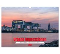Calendrier 2027 · US Version · Impressions urbaines : Cologne, la ville de | la cathédrale · l'art de vivre sur les rives du Rhin · Diversité et art de… · DIN A3 paysage · CALVENDO Calendrier mural