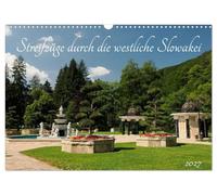 Calendrier 2027 · US Version · Incursions dans l'ouest de la Slovaquie | Des photos évocatrices de l'ouest de la Slovaquie: du château de Devin à Nitra… · DIN A3 paysage · CALVENDO Calendrier mural