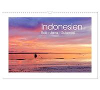 Calendrier 2027 · US Version · Indonésie. Bali - Java - Sulawesi | La diversité de l'Indonésie en images saisissantes · DIN A3 paysage · CALVENDO Calendrier mural