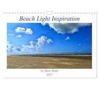 Calendrier 2027 · US Version · Inspiration « Lumières de la plage | Motivation à la plage, magie de la lumière · DIN A4 paysage · CALVENDO Calendrier mural