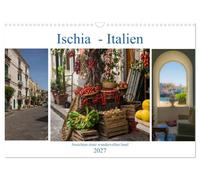 Calendrier 2027 · US Version · Ischia - Italien | Vues d'une île magnifique · DIN A3 paysage · CALVENDO Calendrier mural
