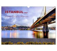 Calendrier 2027 · US Version · Istanbul : une ville animée à cheval sur | deux continents · Istanbul : histoire, culture et modernité · DIN A3 paysage · CALVENDO Calendrier mural