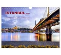 Calendrier 2027 · US Version · Istanbul : une ville animée à cheval sur | deux continents · Istanbul : histoire, culture et modernité · DIN A4 paysage · CALVENDO Calendrier mural