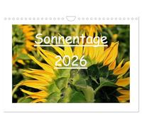 Calendrier 2027 · US Version · Jours ensoleillés 2027 | Tournesols · Que chaque jour soit ensoleillé et vous accompagne tout au long de… · DIN A4 paysage · CALVENDO Calendrier mural