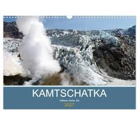 Calendrier 2027 · US Version · Kamtchatka : volcans, cendres, glace | Impressions des paysages volcaniques du Kamtchatka · DIN A3 paysage · CALVENDO Calendrier mural
