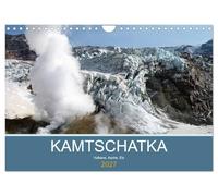 Calendrier 2027 · US Version · Kamtchatka : volcans, cendres, glace | Impressions des paysages volcaniques du Kamtchatka · DIN A4 paysage · CALVENDO Calendrier mural