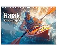 Calendrier 2027 · US Version · Kayak en eaux vives | En kayak dans les rapides · DIN A4 paysage · CALVENDO Calendrier mural