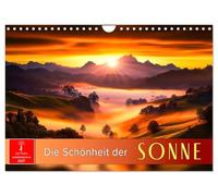 Calendrier 2027 · US Version · La beauté du soleil | Des paysages baignés de lumière et de magie · DIN A4 paysage · CALVENDO Calendrier mural