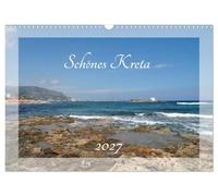 Calendrier 2027 · US Version · La belle Crète | L'île grecque de Crète a bien plus à offrir que la plage et la mer · DIN A3 paysage · CALVENDO Calendrier mural