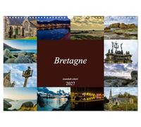 Calendrier 2027 · US Version · La Bretagne : d'une beauté incroyable | Un circuit photographique en Bretagne · DIN A3 paysage · CALVENDO Calendrier mural