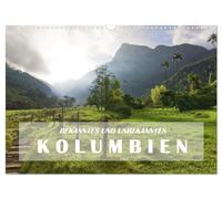Calendrier 2027 · US Version · LA COLOMBIE CONNUE ET INCONNUE | Des paysages impressionnants et des façades colorées: voilà ce qui fait le… · DIN A3 paysage · CALVENDO Calendrier mural