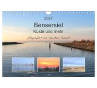 Calendrier 2027 · US Version · La côte de Bensersiel et bien plus encore | Des moments de détente au bord de la mer du Nord à Bensersiel · DIN A4 paysage · CALVENDO Calendrier mural