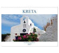 Calendrier 2027 · US Version · La Crète : l'île grecque de rêve | La Grèce à l'état pur · DIN A3 paysage · CALVENDO Calendrier mural