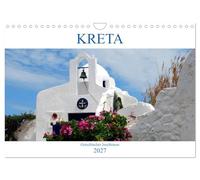 Calendrier 2027 · US Version · La Crète : l'île grecque de rêve | La Grèce à l'état pur · DIN A4 paysage · CALVENDO Calendrier mural
