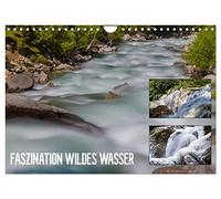 Calendrier 2027 · US Version · La fascination des eaux vives | De l'eau qui coule et qui tombe, intégrée avec délicatesse dans le tableau · DIN A4 paysage · CALVENDO Calendrier mural