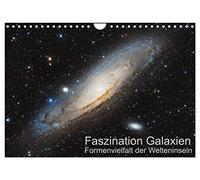 Calendrier 2027 · US Version · La fascination des galaxies | la diversité des formes des « îles du monde · Astrophotographie du ciel profond… · DIN A4 paysage · CALVENDO Calendrier mural