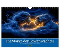 Calendrier 2027 · US Version · La force des lions gardiens | Plongez dans un univers où règnent le courage, la force et la justice, dans… · DIN A4 paysage · CALVENDO Calendrier mural