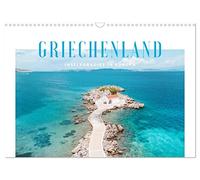 Calendrier 2027 · US Version · La Grèce : une île paradisiaque en Europe | Les plus belles photos des îles grecques · DIN A3 paysage · CALVENDO Calendrier mural