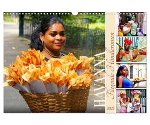 Calendrier 2027 · US Version · La Havane - Marchandes volantes | Marchandes proposant différentes marchandises à La Havane · DIN A3 paysage · CALVENDO Calendrier mural
