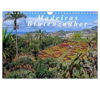 Calendrier 2027 · US Version · La magie des fleurs de Madère | Une profusion de fleurs sur l'île aux fleurs de Madère · DIN A4 paysage · CALVENDO Calendrier mural