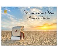 Calendrier 2027 · US Version · La magnifique mer Baltique : Rügen et Usedom | Laissez-vous envoûter par la beauté unique de ces deux îles de la mer Baltique · DIN A3 paysage · CALVENDO Calendrier mural