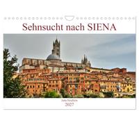 Calendrier 2027 · US Version · La nostalgie de SIENNE | La ville de rêve au cœur de la Toscane · DIN A4 paysage · CALVENDO Calendrier mural